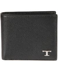 Tod's - Accessoires ,Zwart ,Leer Tsi Wallet - Lyst