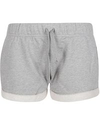 IRO - Korte Broeken ,Grijs ,Katoen Emmy Katoenen Shorts - Lyst
