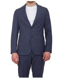 HUGO - Jassen ,Blauw ,Wol P-Hanry Jacket - Lyst