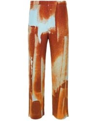 Issey Miyake - Straight Trousers - Lyst