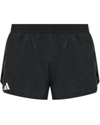 adidas - Fitness ,Zwart ,Polyester Adizero Essentials Split Short - Lyst