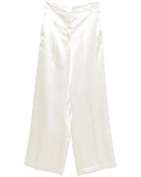 Alysi - Wide Trousers - Lyst