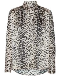 Karmamia - Luipaardprint Oversized Boyfriend Shirt - Lyst