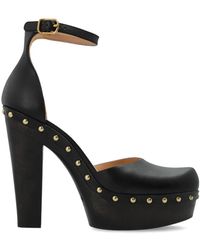 Chloé - Schoenen ,Zwart ,Leer Lola Platform Schoenen - Lyst