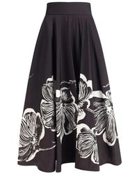 Sara Roka - Midi Skirts - Lyst