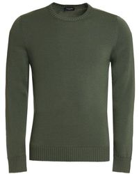 Drumohr - 464 verde crew-neck sweater,crew-neck sweater - Lyst