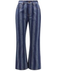 Fendi - Wide Trousers - Lyst