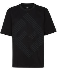 Fendi - Shadow Motif T-Shirt - Lyst