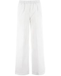 Aspesi - Wide Trousers - Lyst