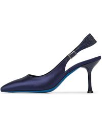 Loriblu - Satin Jewel Slingback - Lyst