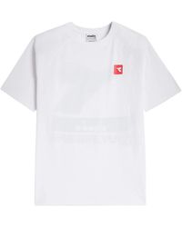 Diadora - Tops ,Wit ,Katoen Urbanity Katoen Wit T-Shirt - Lyst