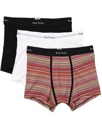 Paul Smith - Ondergoed ,Veelkleurig ,Katoen Boxershorts 3-Pack - Lyst