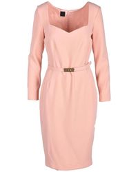Pinko - Abito da in poliestere elastan - Lyst