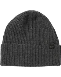 Woolrich - Accessoires ,Zwart ,Klassieke Gebreide Muts - Lyst