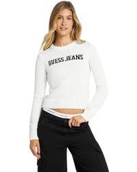 Guess - Rondgebreide Trui - Lyst