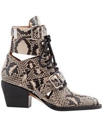Chloé - Cowboy & Biker Boots - Lyst