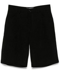 Séfr - Schwarze Geknöpfte Denim Jeans - Lyst