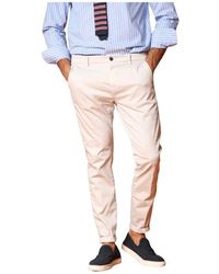 Mason's - Sommerliche Eleganz Chino-Hose Karotten-Passform - Lyst