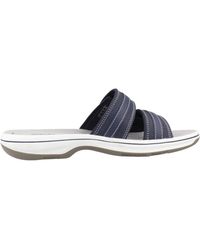 Clarks - Shoes > flip flops & sliders > sliders - Lyst
