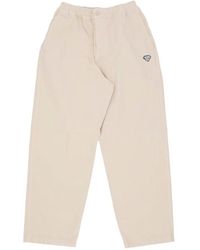 Iuter - Broeken ,Katoen Light Fabric Dizzy Pants Cream - Lyst