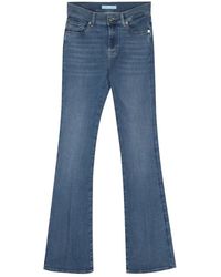7 For All Mankind - High rise bootcut bair stream jeans 7 for all kind - Lyst