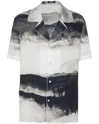Balmain - Overhemd Met Moon-Print - Lyst