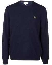 Lacoste - Pullover mit langen ärmeln und logo,pullover mit langen ärmeln und logo - Lyst