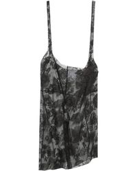 Prada - Chantilly Lace Midi Rok - Lyst