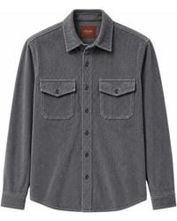 Cruna - Overhemden ,Grijs ,Osaka Overshirt - Lyst