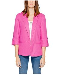 ONLY - Elegant linen blend jacket - Lyst