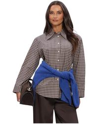 Minus - Overhemden ,Veelkleurig ,Leer Mssylvie Shirt - Lyst