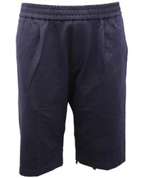 Paolo Pecora - Jersey Baumwoll Bermuda Shorts - Lyst