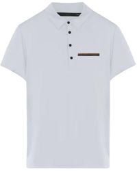 Rrd - Monochromatisches Oxford Bond Pocket Polo-Shirt - Lyst