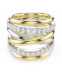 Swarovski - Hyperbola Cocktail Ring - Lyst