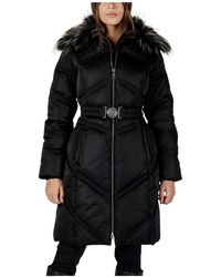 Guess - Zip-Up Lange Mouwen Jas Met Voorzakken - Lyst