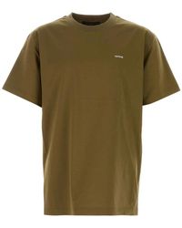 Tatras - Tops ,Groen ,Katoen Stijlvolle Army Katoenen T-Shirt - Lyst