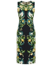 Roberto Cavalli - Kleedjes ,Veelkleurig ,Polyester Elegante Mouwloze Midi Jurk - Lyst