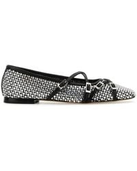 Mach & Mach - Mach&Mach Embellished Fabric Ballerinas - Lyst