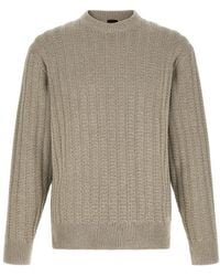 BOSS - Round-Neck Knitwear - Lyst