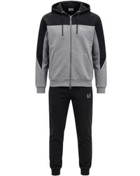 EA7 - Fitness ,Grijs ,Katoen Trainingspak Set - Lyst
