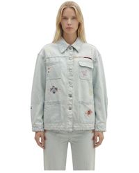 Berenice - Jassen ,Grijs ,Denim Cazadora Velea - Lyst