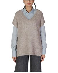 Vero Moda - V-Neck Knitwear - Lyst