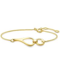 Thomas Sabo - Accessoires ,Geel ,Damesarmband Heritage 925 Sterling Zilver Verguld Geelgoud A1856-413-39-L19V - Lyst