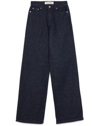 Roy Rogers - Blauwe Wide Leg High-Waist Jeans - Lyst