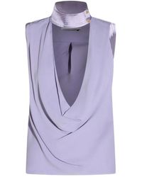 Elisabetta Franchi - Sleeveless Tops - Lyst