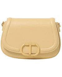 Twinset - Korall Leder Clutch Tasche - Lyst