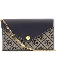 Tory Burch - T Monogram Envelope Crossbody - Lyst