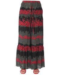 RED Valentino - Wide Trousers - Lyst