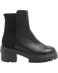 Stuart Weitzman - Schoenen ,Zwart ,Leer 5050 Soho Enkellaars - Lyst