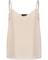 A.P.C. - Sleeveless Tops - Lyst
